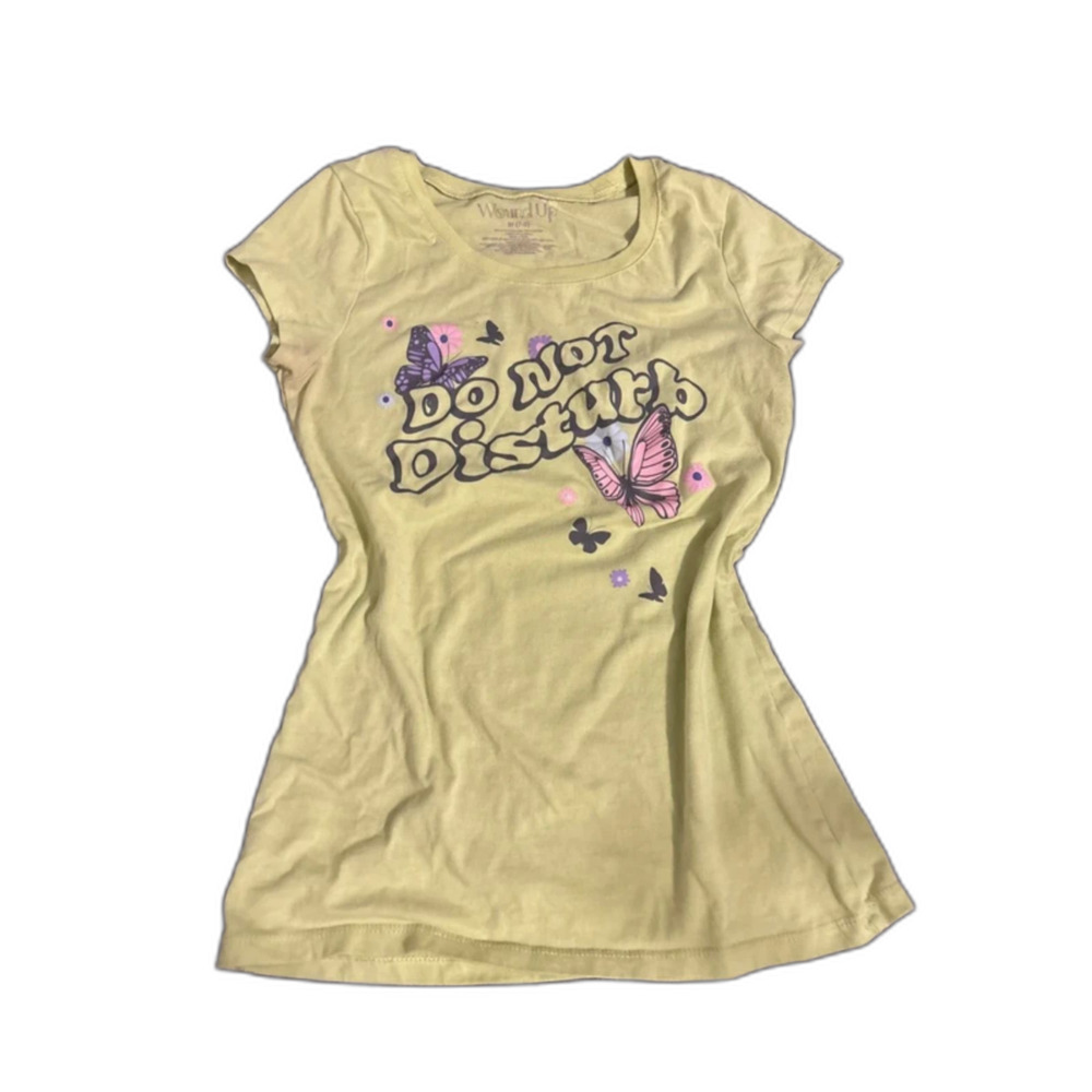 Y2K Do Not Disturb Graphic Tee Wound Up M